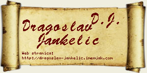 Dragoslav Jankelić vizit kartica